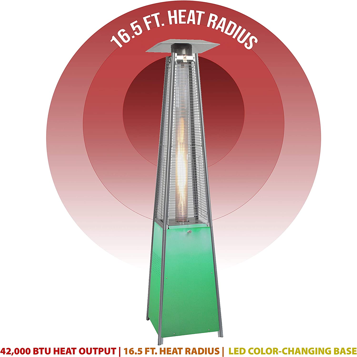 Hanover Umbrella Patio Heater HANHT110SS Hanover Umbrella Patio Heater HANHT110SS