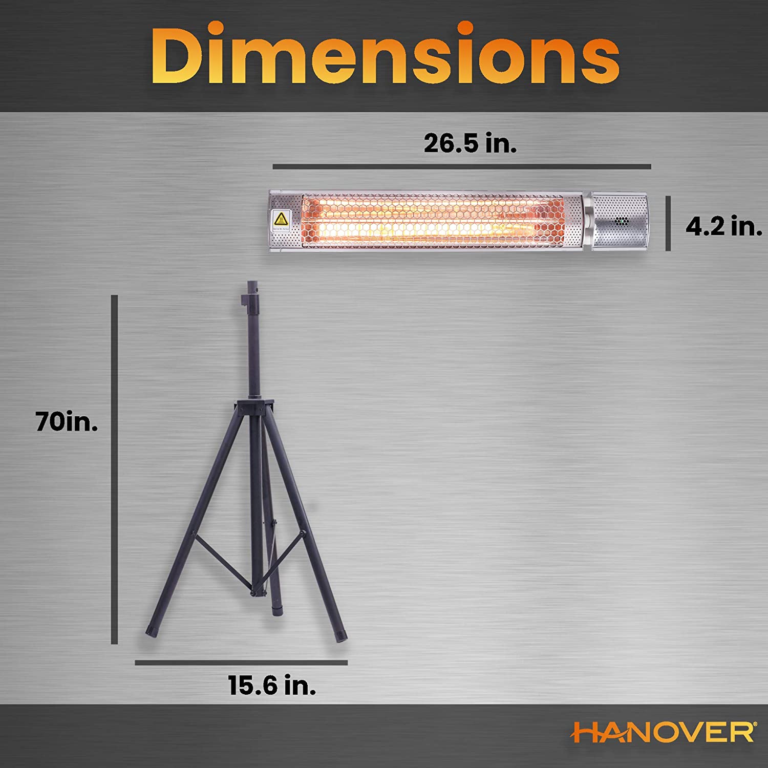 Hanover Hanging Electric Heater HAN1053IC-TP Hanover Hanging Electric Heater HAN1053IC-TP