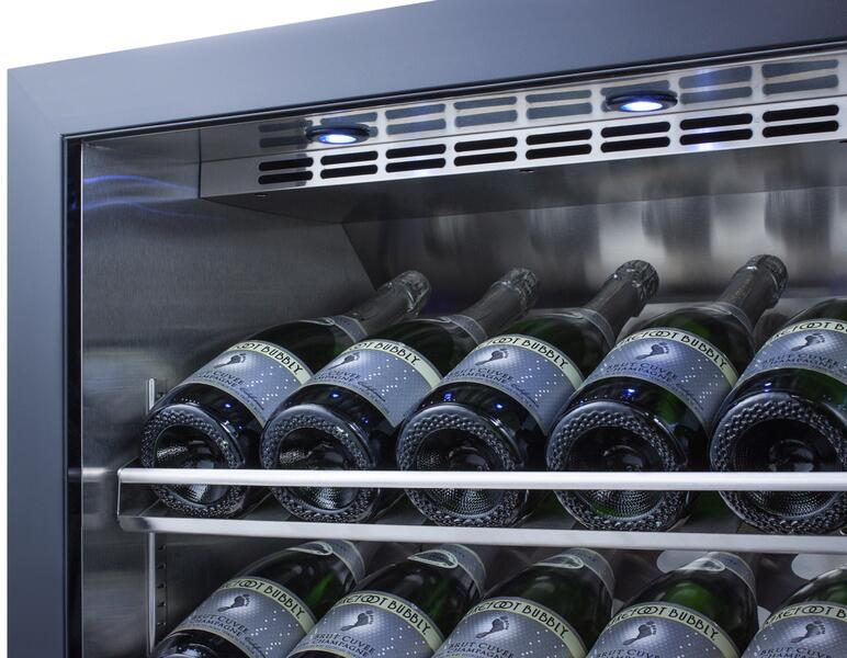Summit Commercial - 24" Single Zone Built-In Wine Cellar with 5 Cu. Ft. Summit Commercial - 24" Single Zone Built-In Wine Cellar with 5 Cu. Ft.