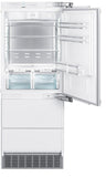 Liebherr - Combined refrigerator-freezer with BioFresh and NoFrost for integrated use Liebherr - Combined refrigerator-freezer with BioFresh and NoFrost for integrated use