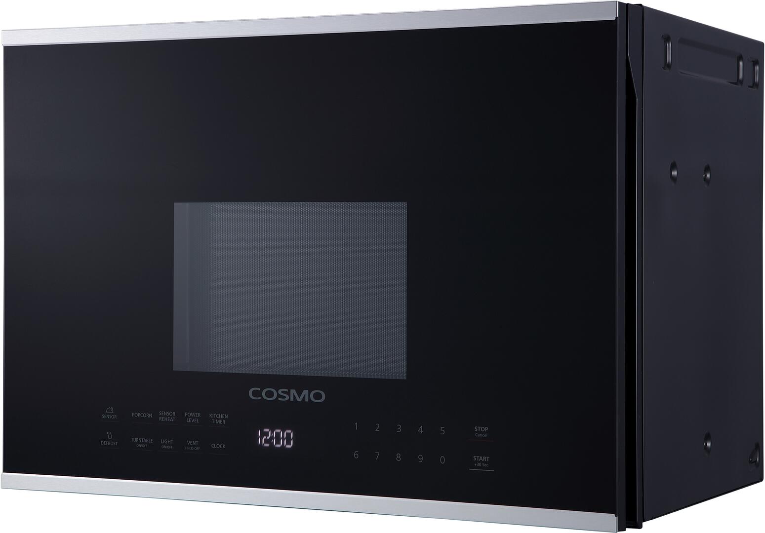Cosmo - 24 In. 1.34 cu. ft. Over the Range Microwave in Stainless Steel with Vent Fan | COS-2413ORM1SS Cosmo - 24 In. 1.34 cu. ft. Over the Range Microwave in Stainless Steel with Vent Fan | COS-2413ORM1SS