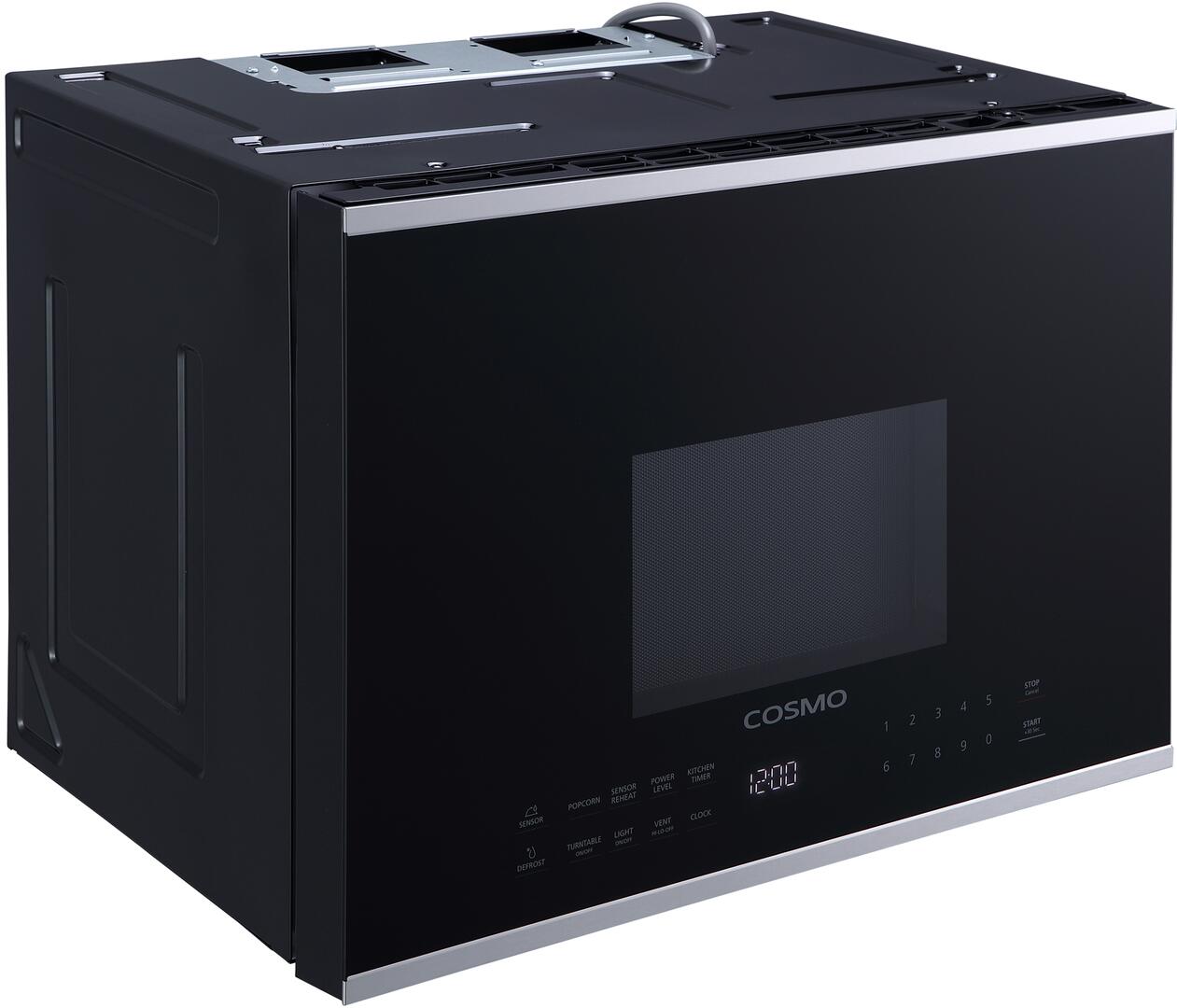 Cosmo - 24 In. 1.34 cu. ft. Over the Range Microwave in Stainless Steel with Vent Fan | COS-2413ORM1SS Cosmo - 24 In. 1.34 cu. ft. Over the Range Microwave in Stainless Steel with Vent Fan | COS-2413ORM1SS
