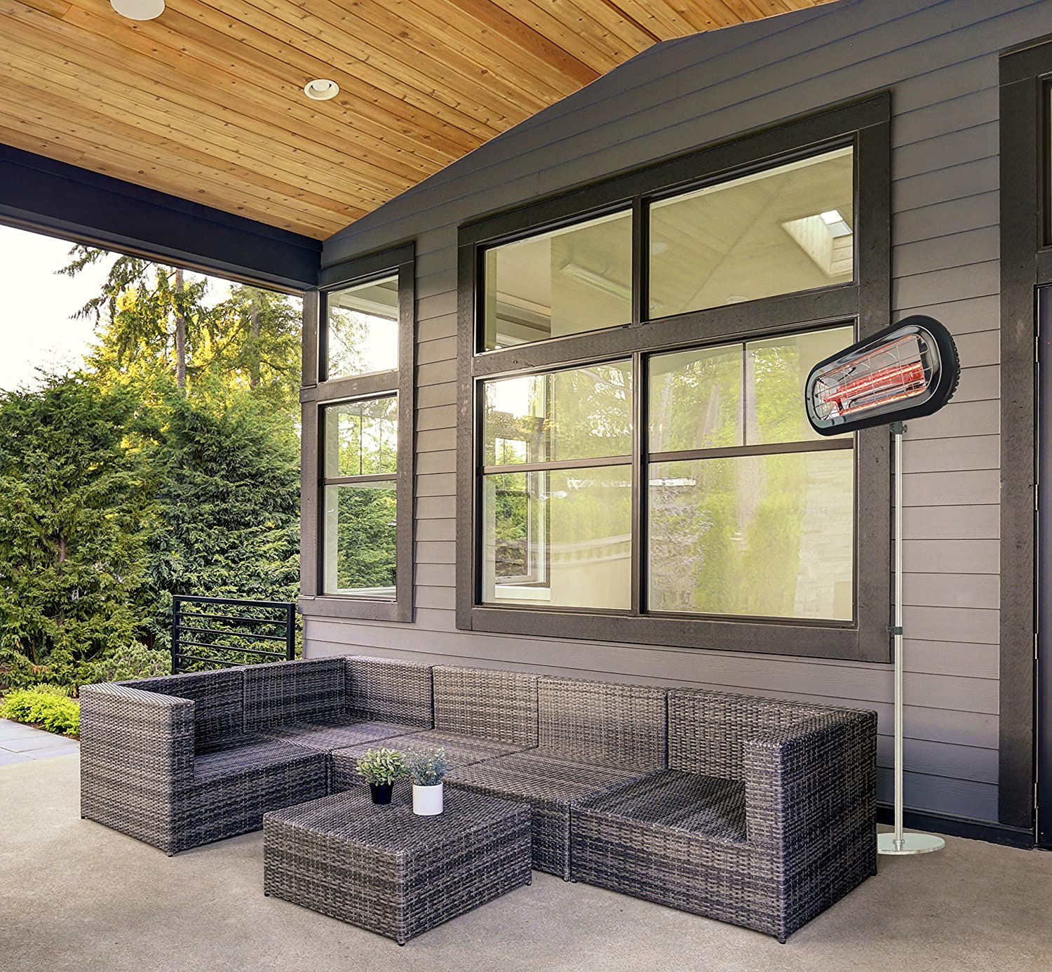 Hanover Electric Outdoor Heaters HAN1001HABLK SD Hanover Electric Outdoor Heaters HAN1001HABLK SD