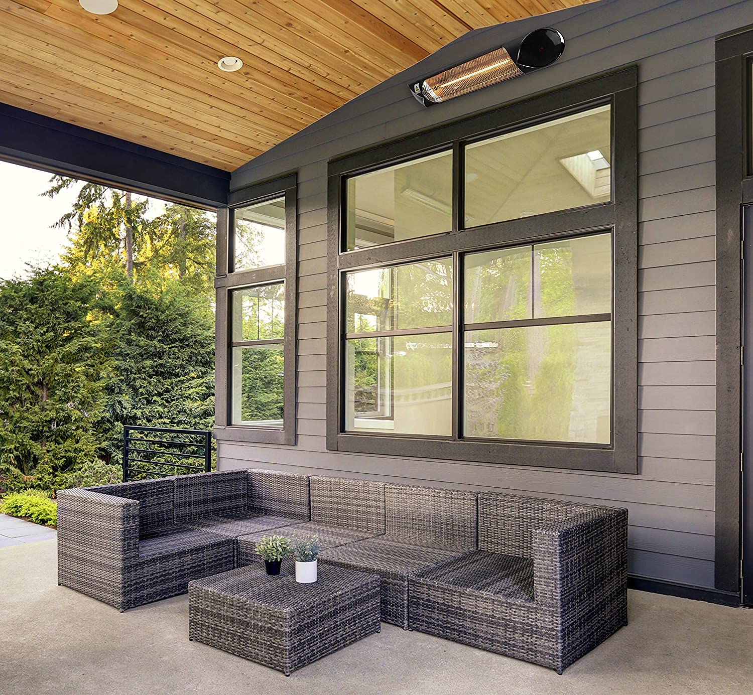 Hanover Electric Outdoor Heaters HAN1052IC BLK Hanover Electric Outdoor Heaters HAN1052IC BLK