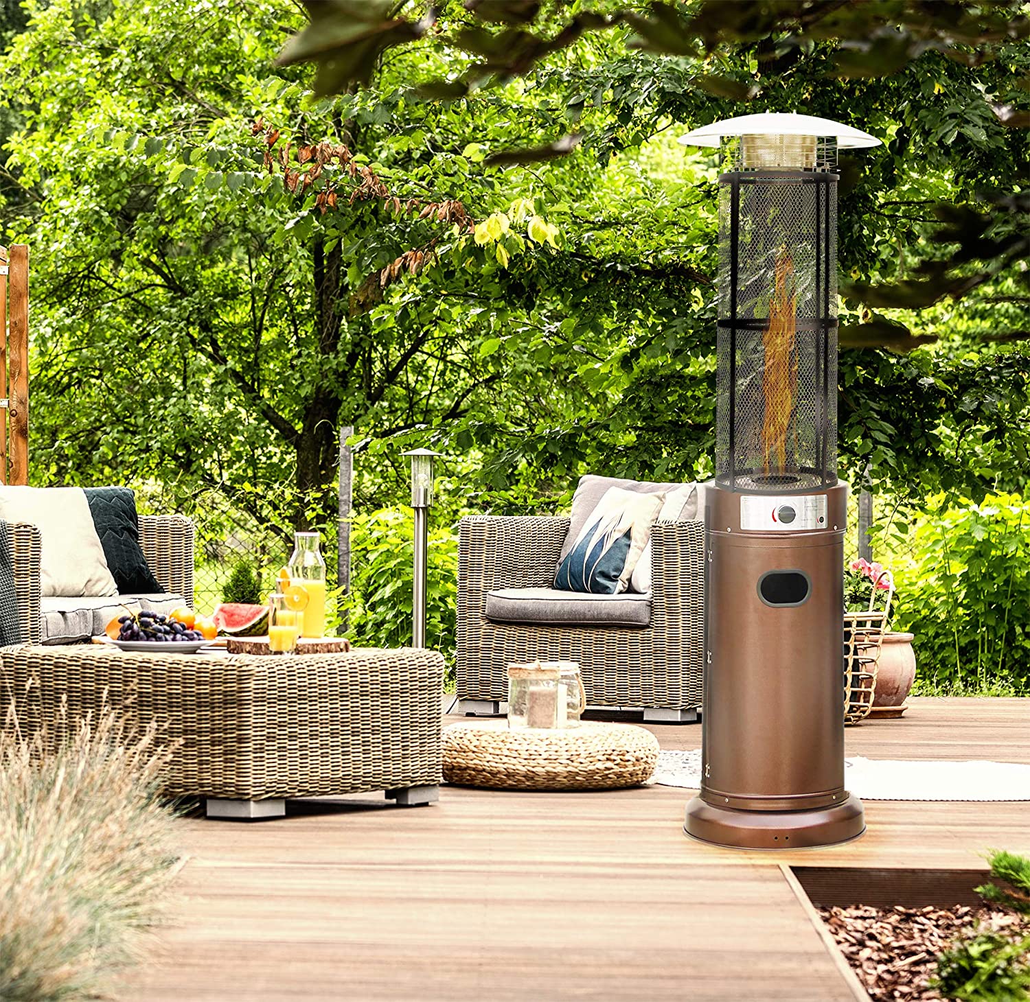 Hanover Tower Patio Heater HANHT031BRCL Hanover Tower Patio Heater HANHT031BRCL