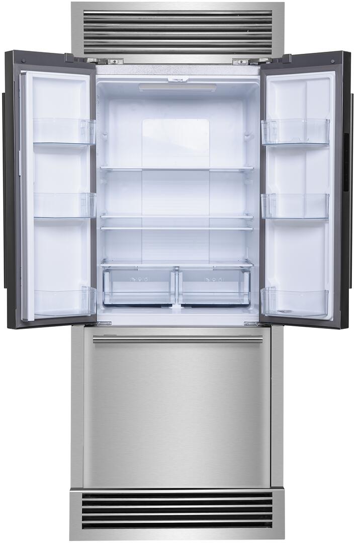 FORNO - No Frost Refridgerator with grill 35" French Door 17.5cf.  VCM Stainless Steel with Ice Maker FORNO - No Frost Refridgerator with grill 35" French Door 17.5cf.  VCM Stainless Steel with Ice Maker