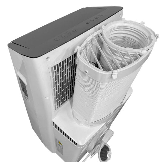 Whynter - ARC-1230WN 14,000 BTU (12,000 BTU SACC) NEX Inverter Dual Hose Cooling Portable Air Conditioner, Dehumidifier, and Fan with Smart Wi-Fi, up to 600 sq ft in White | ARC-1230WN Whynter - ARC-1230WN 14,000 BTU (12,000 BTU SACC) NEX Inverter Dual Hose Cooling Portable Air Conditioner, Dehumidifier, and Fan with Smart Wi-Fi, up to 600 sq ft in White | ARC-1230WN