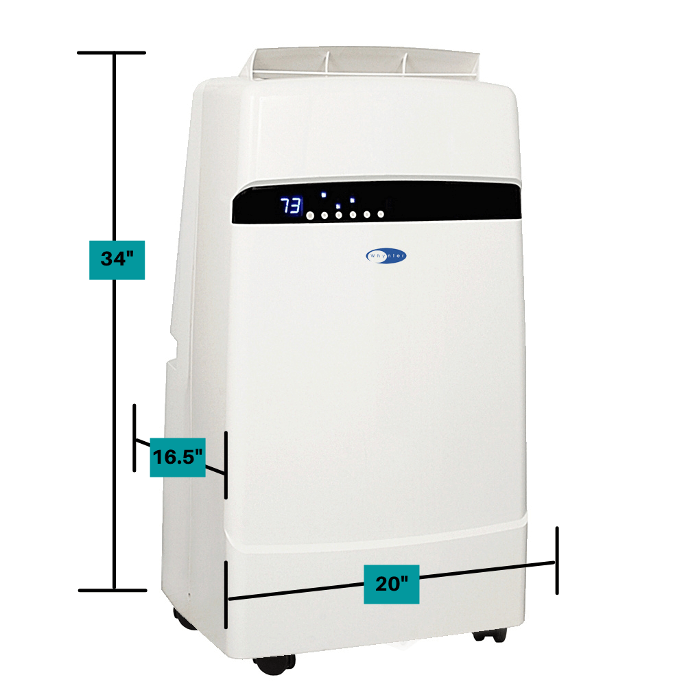 Whynter - ECO-FRIENDLY 12000 BTU Dual Hose Portable Air Conditioner with Heater | ARC-12SDH Whynter - ECO-FRIENDLY 12000 BTU Dual Hose Portable Air Conditioner with Heater | ARC-12SDH