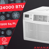 Amana 24, 000 BTU Window AC with Electronic Controls - White  | AMAP242CW Amana 24, 000 BTU Window AC with Electronic Controls - White  | AMAP242CW
