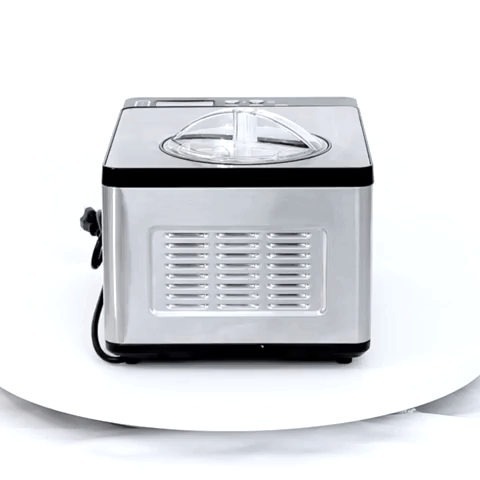 Whynter - Ice Cream Maker 2 Quart Capacity Stainless Steel Bowl & Yogurt Function in Stainess Steel | ICM-220SSY