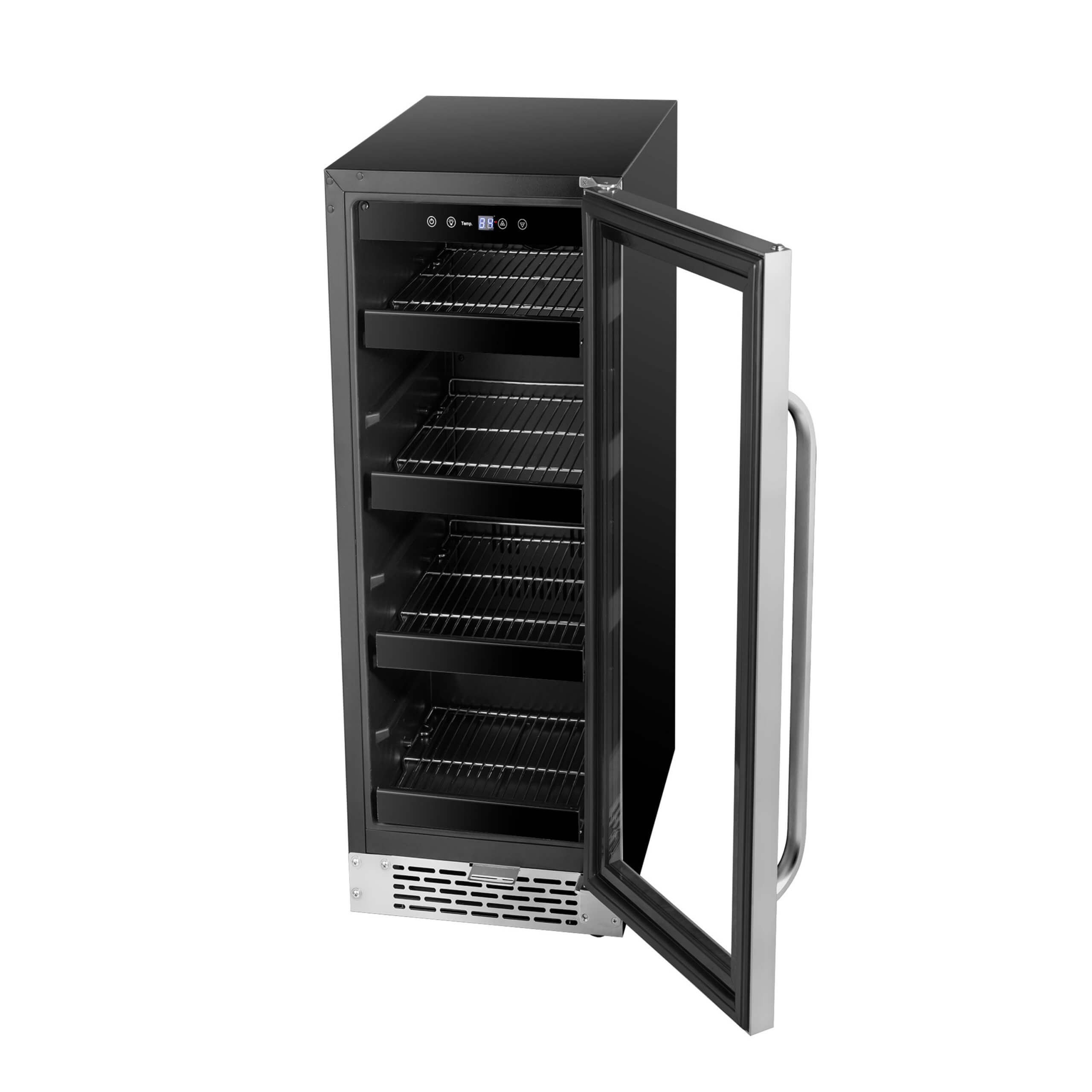 Whynter - BBR-638SB 12 inch Built-In 60 Can Undercounter Stainless Steel Beverage Refrigerator with Reversible Door, Digital Control, Lock and Carbon Filter | BBR-638SB Whynter - BBR-638SB 12 inch Built-In 60 Can Undercounter Stainless Steel Beverage Refrigerator with Reversible Door, Digital Control, Lock and Carbon Filter | BBR-638SB
