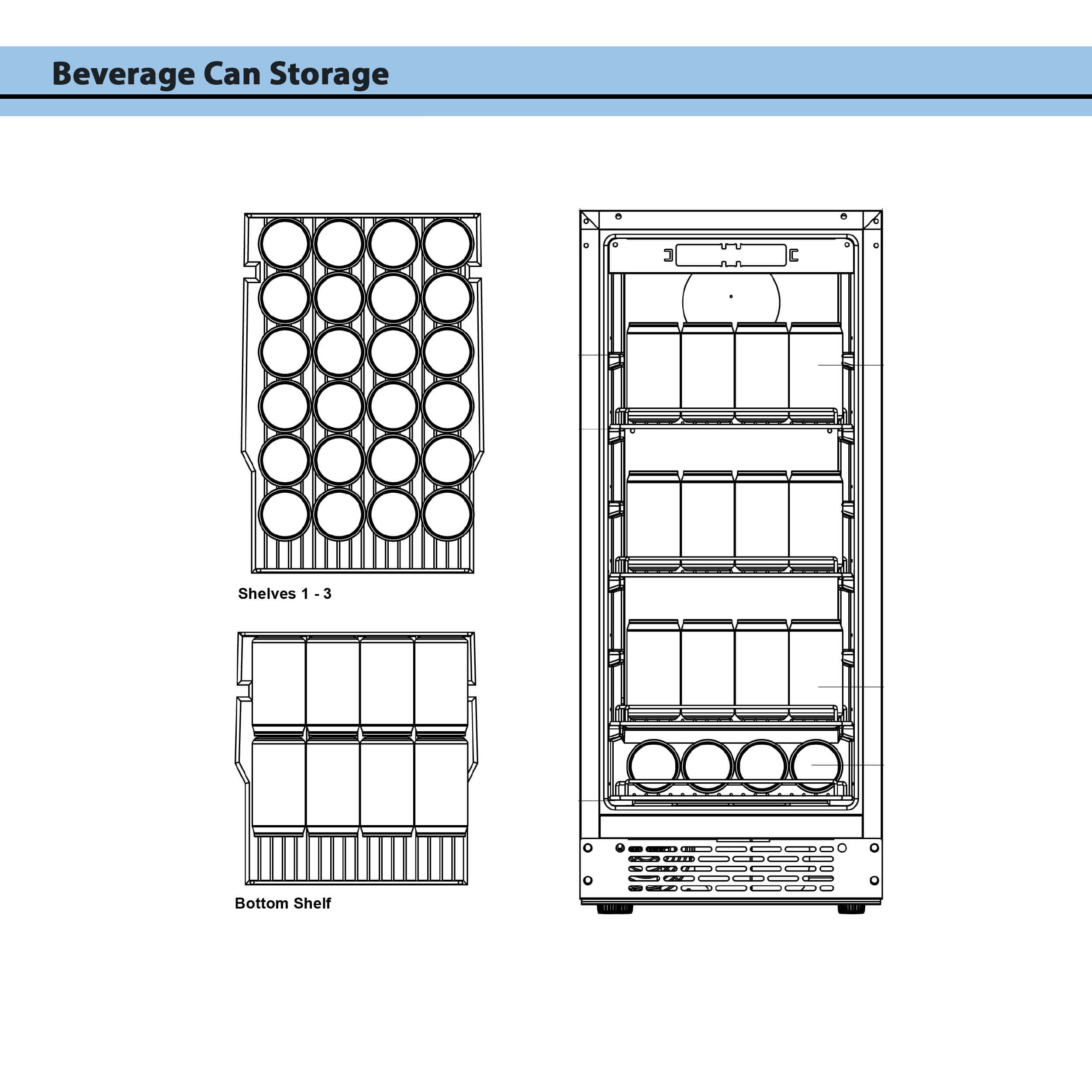 Whynter - Built-in Black Glass 80-can capacity 3.4 cu ft. Beverage Refrigerator | BBR-801BG Whynter - Built-in Black Glass 80-can capacity 3.4 cu ft. Beverage Refrigerator | BBR-801BG