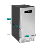 Whynter - Stainless Steel Built-in or Freestanding 2.9 cu. ft. Beer Keg Froster Beverage Refrigerator with Digital Controls | BEF-286SB Whynter - Stainless Steel Built-in or Freestanding 2.9 cu. ft. Beer Keg Froster Beverage Refrigerator with Digital Controls | BEF-286SB
