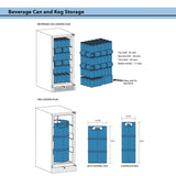 Whynter - Stainless Steel Built-in or Freestanding 2.9 cu. ft. Beer Keg Froster Beverage Refrigerator with Digital Controls | BEF-286SB Whynter - Stainless Steel Built-in or Freestanding 2.9 cu. ft. Beer Keg Froster Beverage Refrigerator with Digital Controls | BEF-286SB