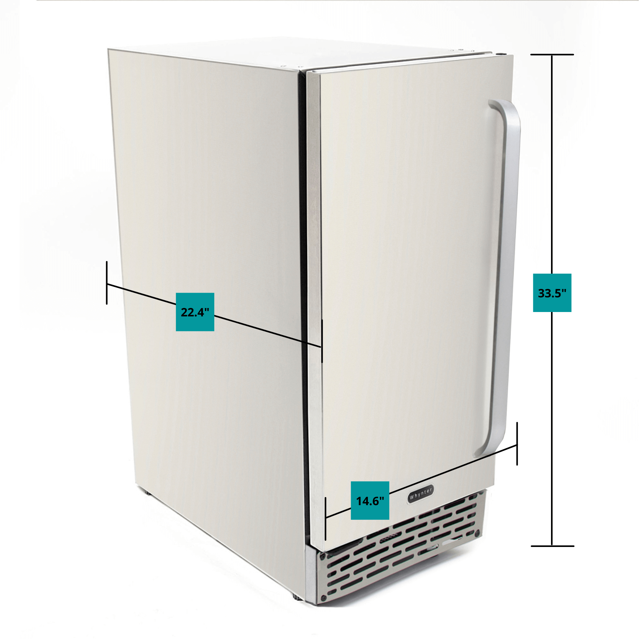 Whynter - Stainless Steel 3.2 cu. ft. Indoor / Outdoor Beverage Refrigerator | BOR-326FS Whynter - Stainless Steel 3.2 cu. ft. Indoor / Outdoor Beverage Refrigerator | BOR-326FS