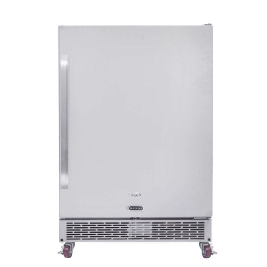 Whynter - 24 - inch Built-in Outdoor 5.3 cu.ft. Beverage Refrigerator Cooler Full Stainless Steel Exterior with Lock and Caster Wheels | BOR-53024-SSW Whynter - 24 - inch Built-in Outdoor 5.3 cu.ft. Beverage Refrigerator Cooler Full Stainless Steel Exterior with Lock and Caster Wheels | BOR-53024-SSW