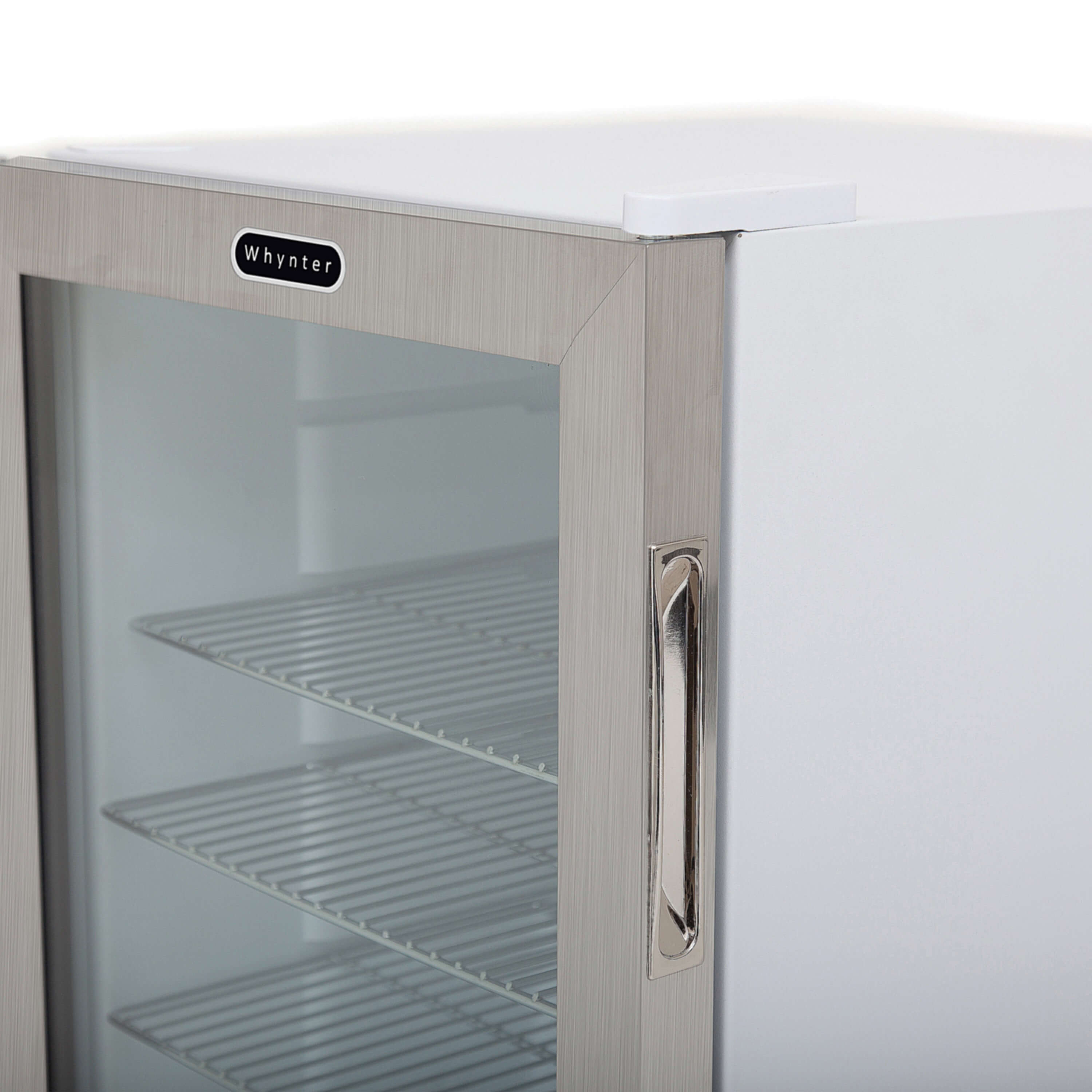Whynter - Beverage Refrigerator With Lock - Stainless Steel 90 Can Capacity | BR-091WS Whynter - Beverage Refrigerator With Lock - Stainless Steel 90 Can Capacity | BR-091WS