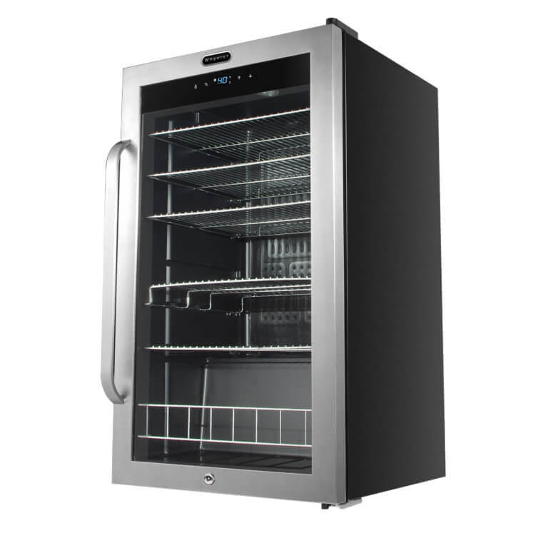 Whynter - Freestanding 121 can Beverage Refrigerator with Digital Control and Internal Fan | BR-1211DS Whynter - Freestanding 121 can Beverage Refrigerator with Digital Control and Internal Fan | BR-1211DS