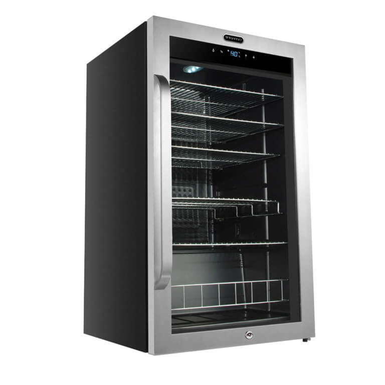 Whynter - Freestanding 121 can Beverage Refrigerator with Digital Control and Internal Fan | BR-1211DS Whynter - Freestanding 121 can Beverage Refrigerator with Digital Control and Internal Fan | BR-1211DS