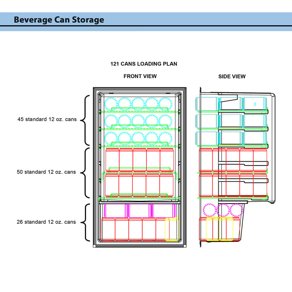 Whynter - Freestanding 121 can Beverage Refrigerator with Digital Control and Internal Fan | BR-1211DS Whynter - Freestanding 121 can Beverage Refrigerator with Digital Control and Internal Fan | BR-1211DS