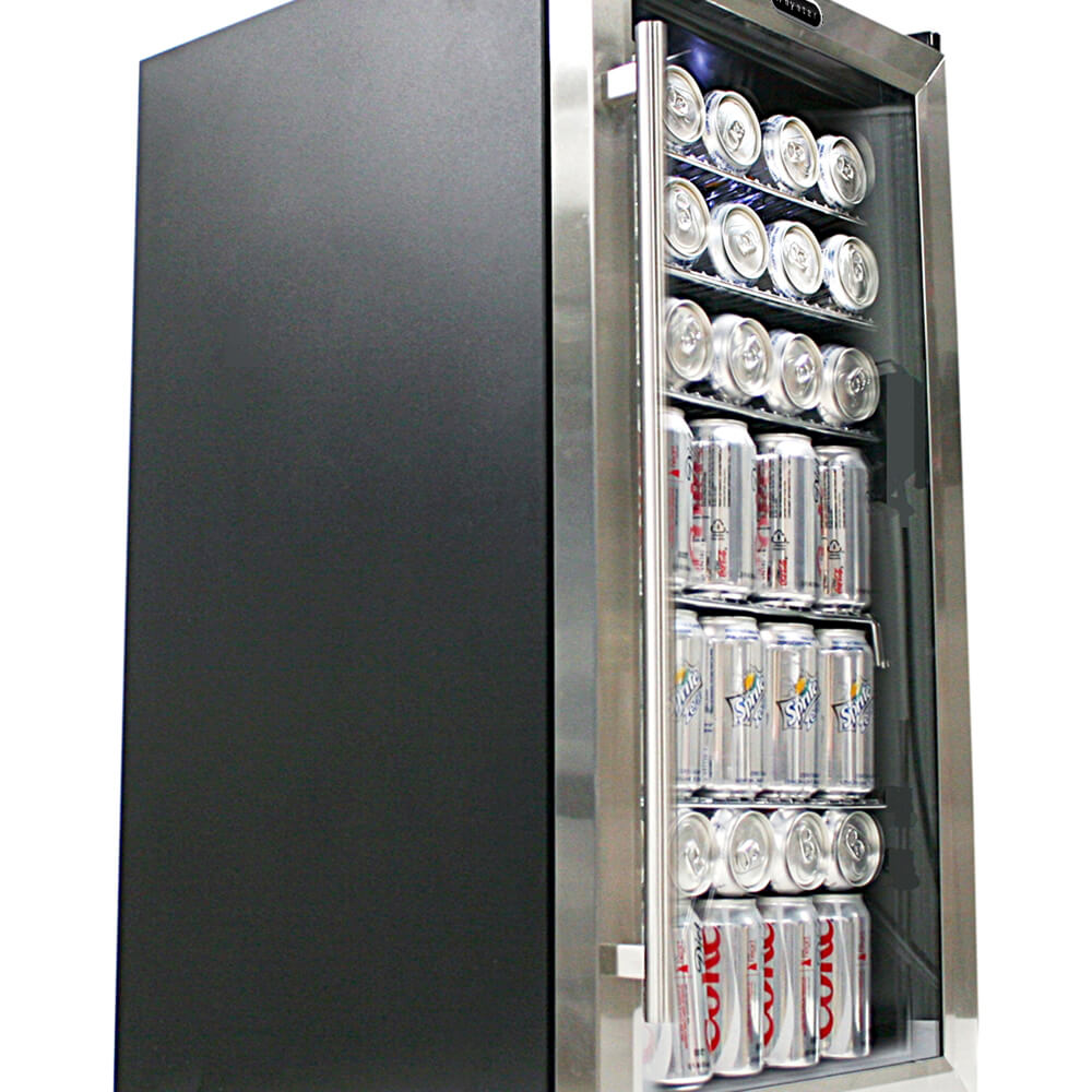 Whynter - Beverage Refrigerator - Stainless Steel | BR-125SD Whynter - Beverage Refrigerator - Stainless Steel | BR-125SD