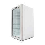 Whynter - Beverage Refrigerator With Lock - Stainless Steel 120 Can Capacity | BR-128WS Whynter - Beverage Refrigerator With Lock - Stainless Steel 120 Can Capacity | BR-128WS