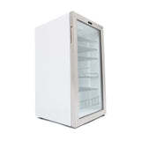 Whynter - Beverage Refrigerator With Lock - Stainless Steel 120 Can Capacity | BR-128WS Whynter - Beverage Refrigerator With Lock - Stainless Steel 120 Can Capacity | BR-128WS