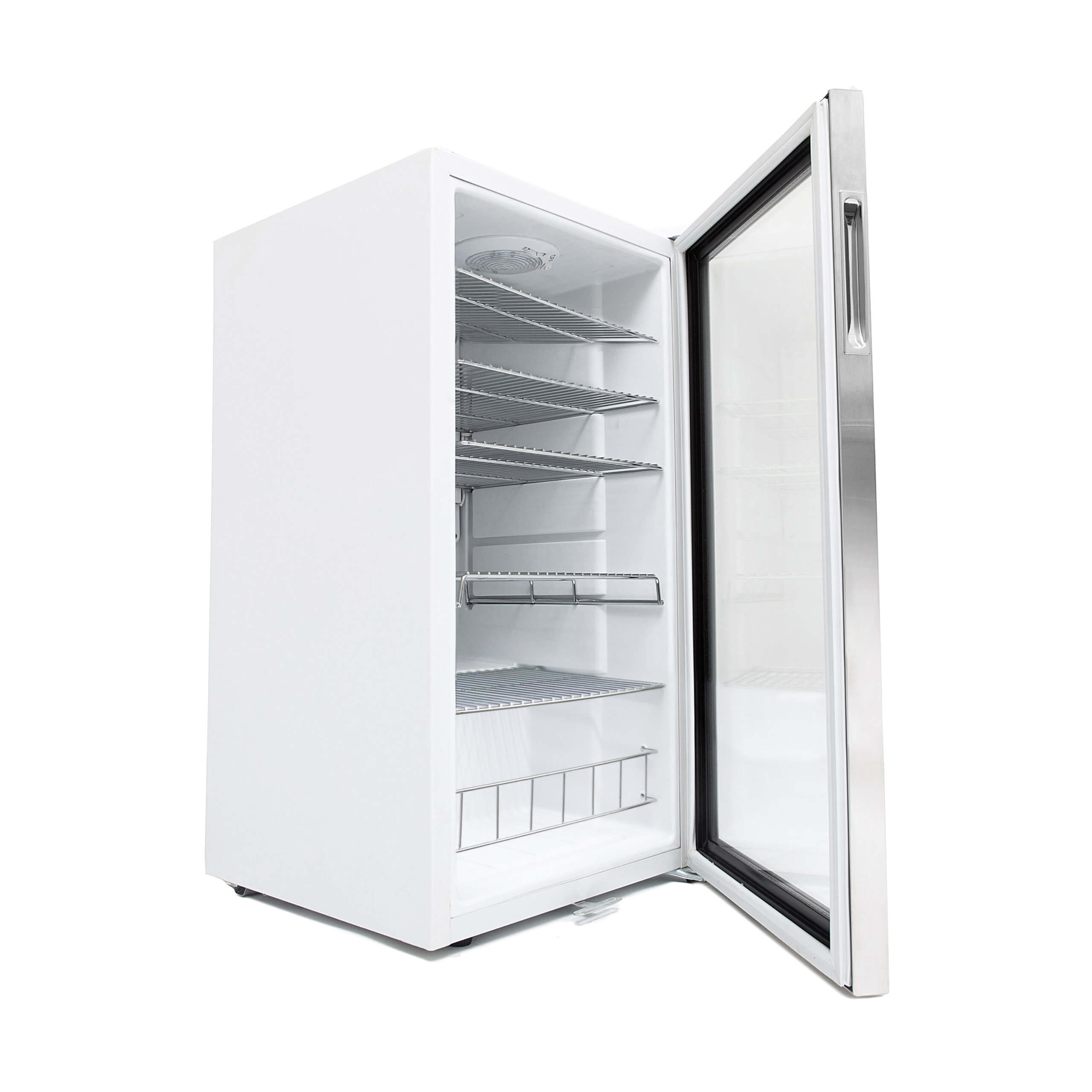 Whynter - Beverage Refrigerator With Lock - Stainless Steel 120 Can Capacity | BR-128WS Whynter - Beverage Refrigerator With Lock - Stainless Steel 120 Can Capacity | BR-128WS