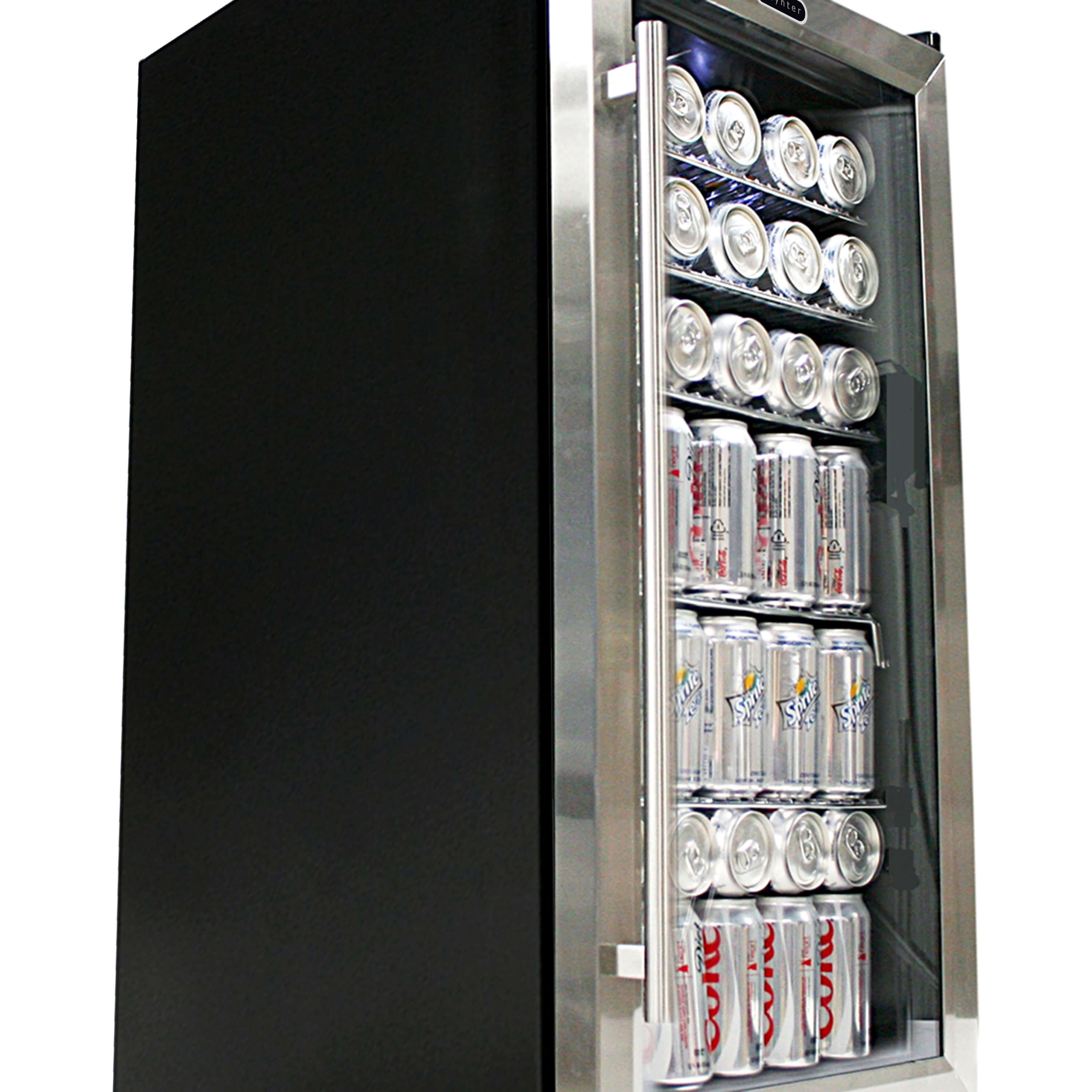 Whynter - Beverage Refrigerator - Stainless Steel with internal fan | BR-130SB Whynter - Beverage Refrigerator - Stainless Steel with internal fan | BR-130SB