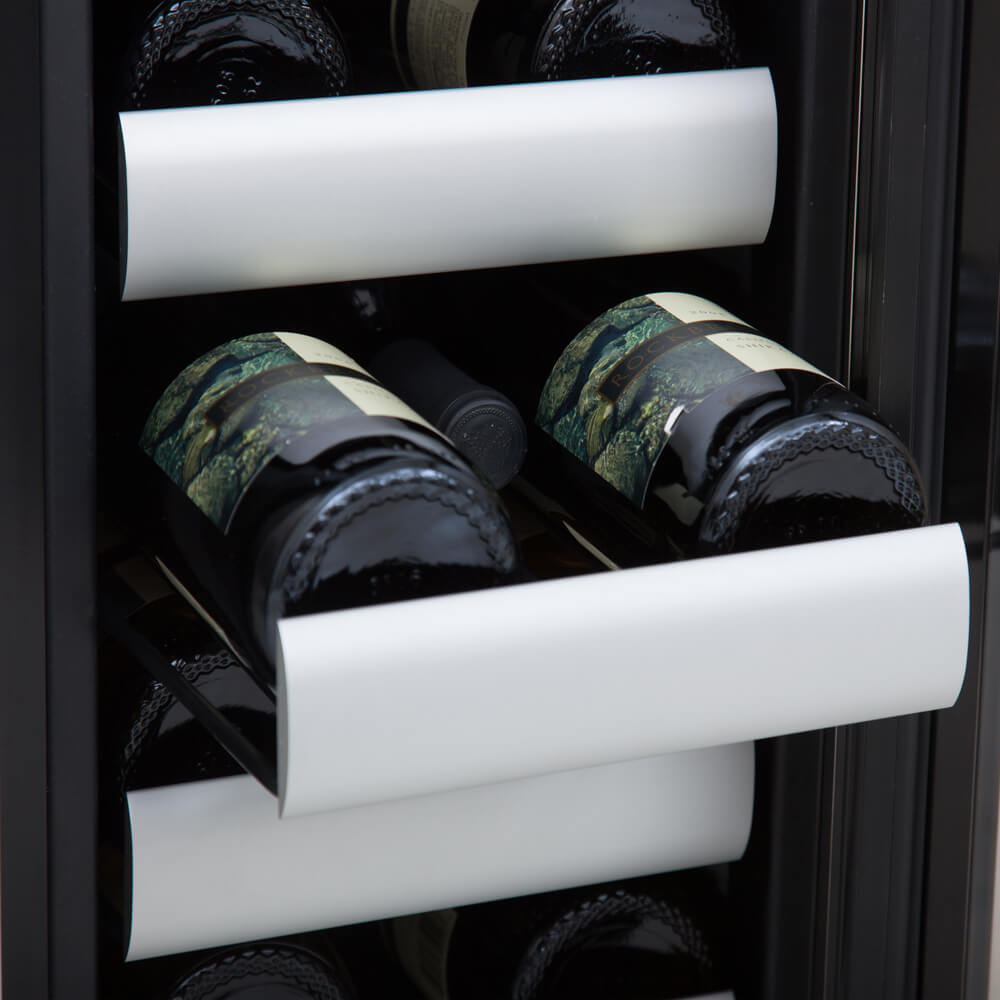 Whynter - Elite 17 Bottle Seamless Stainless Steel Door Dual Zone Built-in Wine Refrigerator | BWR-171DS Whynter - Elite 17 Bottle Seamless Stainless Steel Door Dual Zone Built-in Wine Refrigerator | BWR-171DS