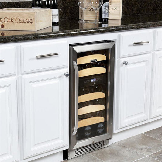 Whynter - 28 bottle Dual Temperature Zone Built-In Wine Refrigerator | BWR-281DZ