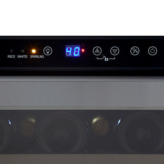 Whynter - 33 Bottle Compressor Built-In Wine Refrigerator | BWR-33SD Whynter - 33 Bottle Compressor Built-In Wine Refrigerator | BWR-33SD