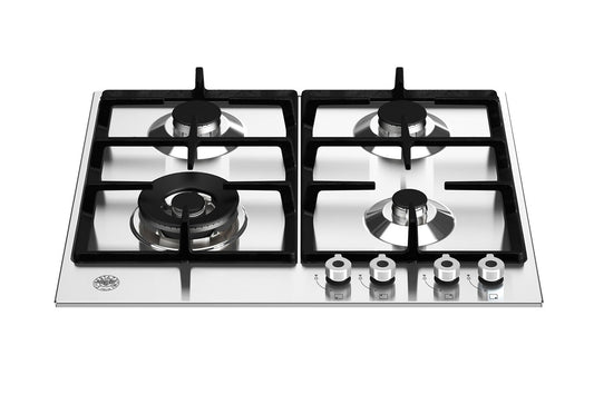 Bertazzoni - 24" Front Control Gas Cooktop 4 Burners (see MOQ tab) - PROF244CTXV