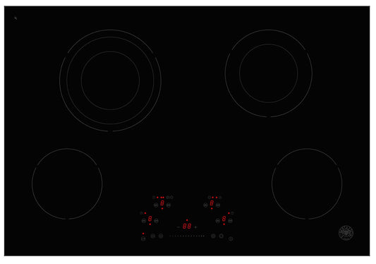 Bertazzoni - 30" Ceran Touch Control Cooktop 4 Heating Zones - PE304CER