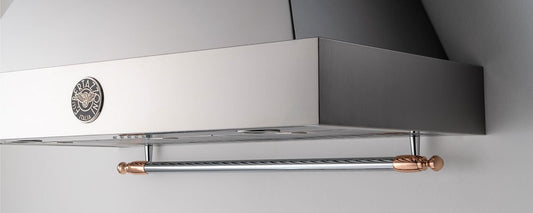 Bertazzoni | Décor Set 1 – Range & Hood kit – Polished Copper finish | DSHERTKHPC