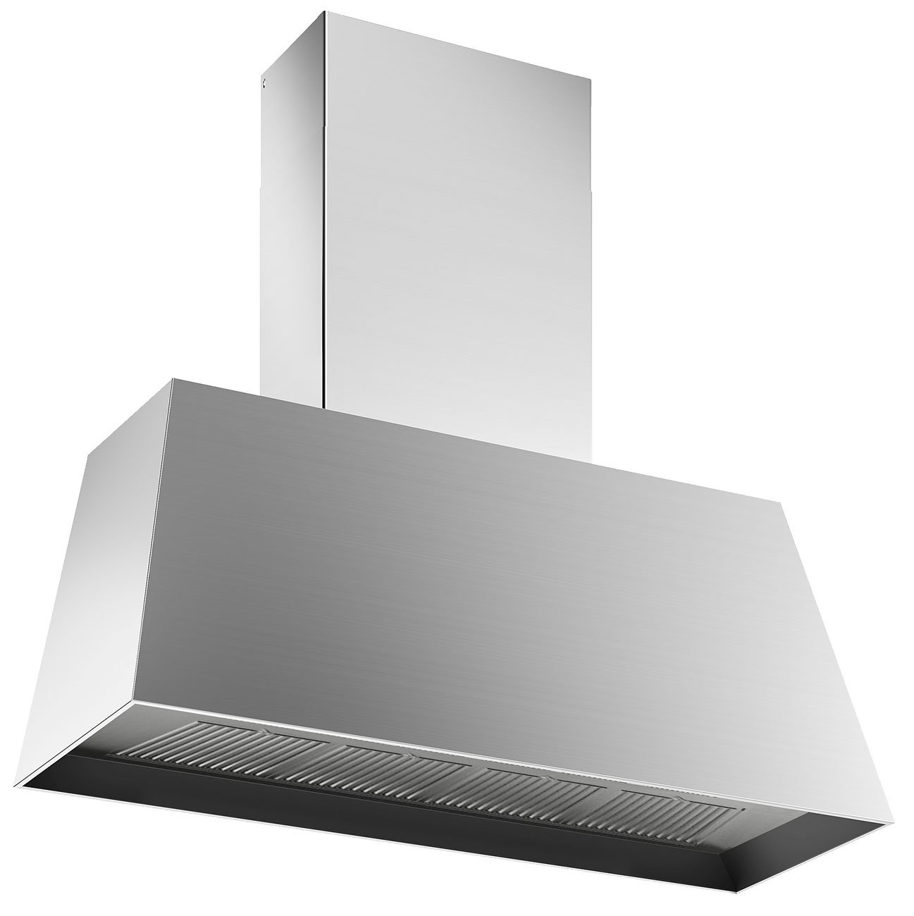 Bertazzoni | 48" Contemporary Canopy Hood - 1 motor - 600 CFM | KMC48X Bertazzoni | 48" Contemporary Canopy Hood - 1 motor - 600 CFM | KMC48X