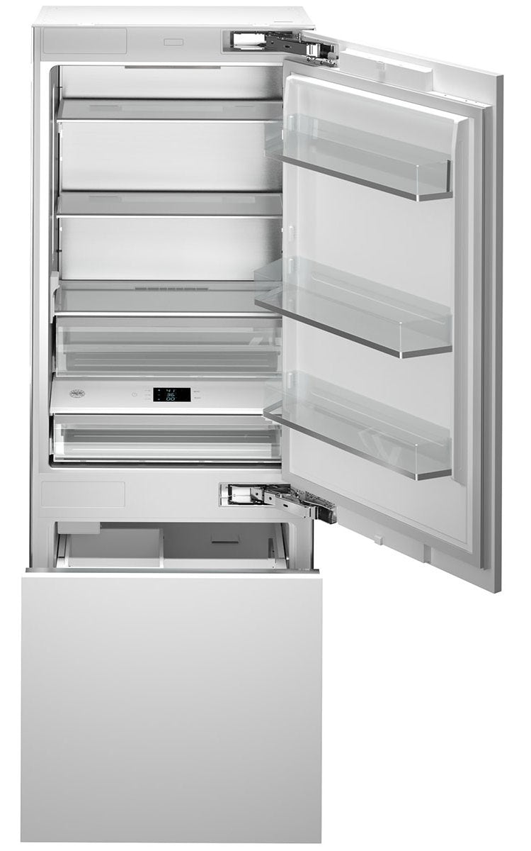 Bertazzoni | 30" Built-in refrigerator - Panel ready - Premium model - with automatic ice maker and internal water dispenser - reversible doors | REF30BMBZPNV Bertazzoni | 30" Built-in refrigerator - Panel ready - Premium model - with automatic ice maker and internal water dispenser - reversible doors | REF30BMBZPNV