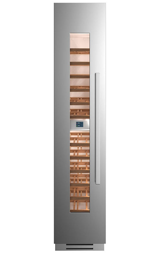 Bertazzoni - 18" Built-in Wine Cellar column - Stainless - Left swing door - REF18WCPIXL/23