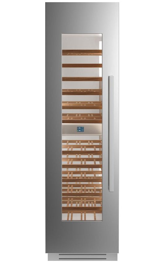 Bertazzoni - 24" Built-in Wine Cellar column - Stainless - Left swing door - Professional Series | REF24WCPIXL/23
