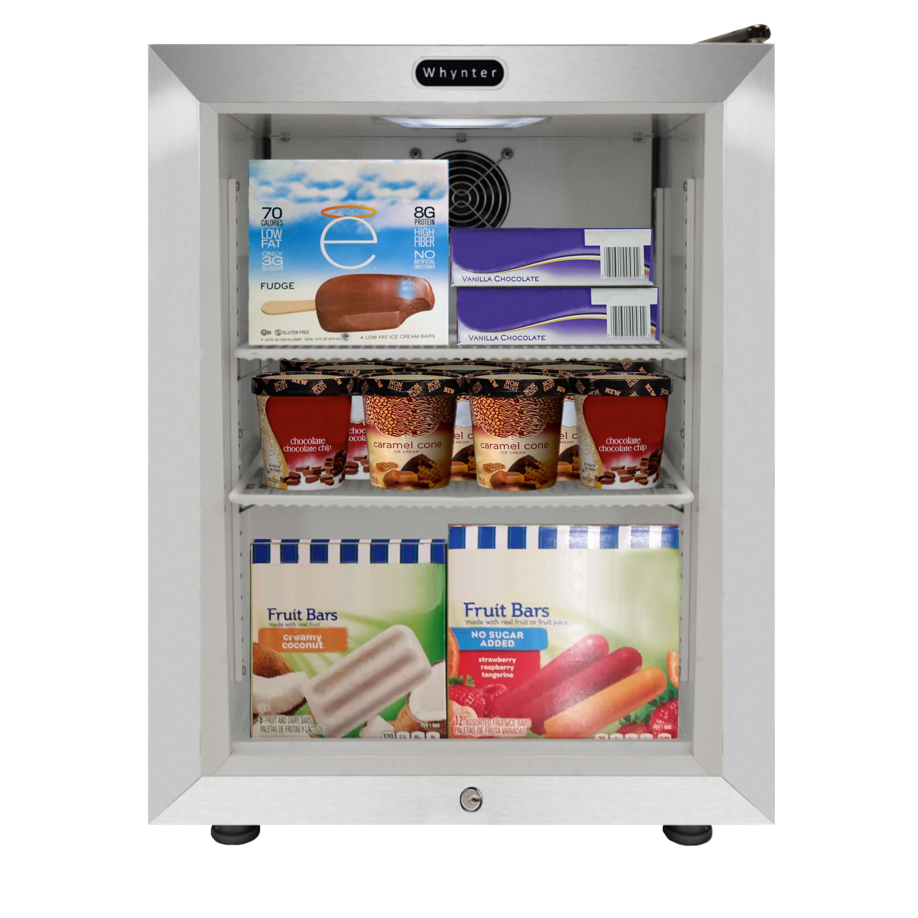 Whynter - Countertop Reach In 1.8 cu ft Display Glass Door Freezer | CDF-177SB Whynter - Countertop Reach In 1.8 cu ft Display Glass Door Freezer | CDF-177SB
