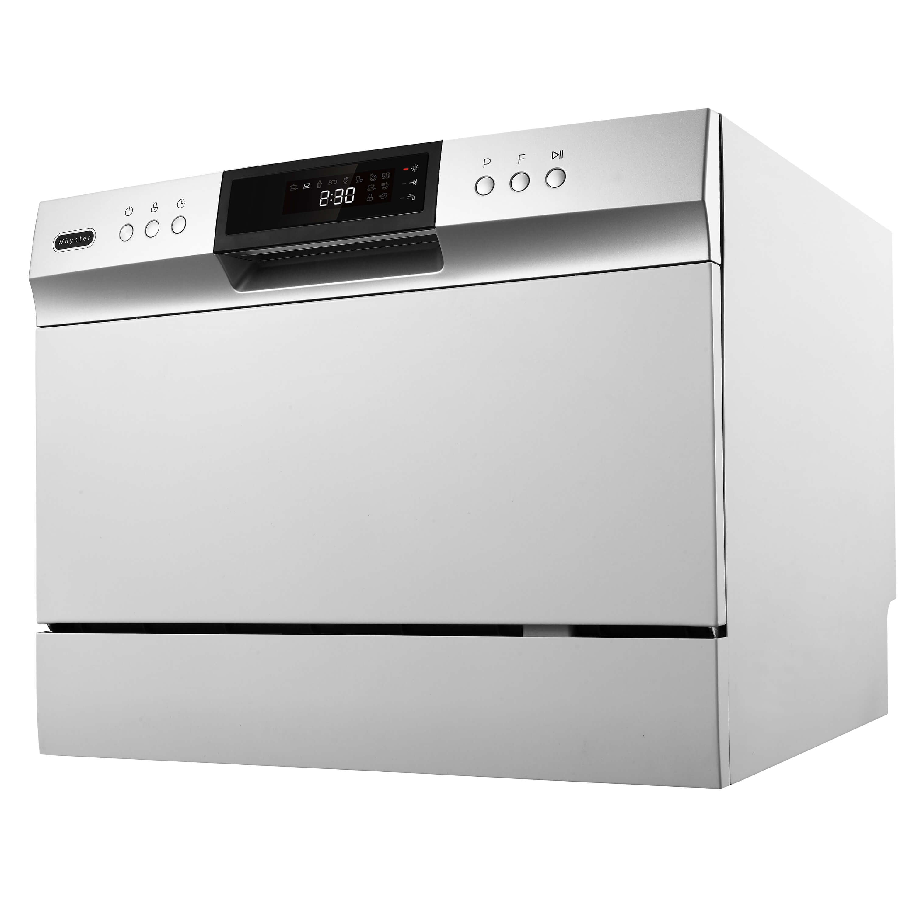 Whynter - Countertop Portable Dishwasher 6 place setting LED Energy Star - White - CDW-6831WES Whynter - Countertop Portable Dishwasher 6 place setting LED Energy Star - White - CDW-6831WES