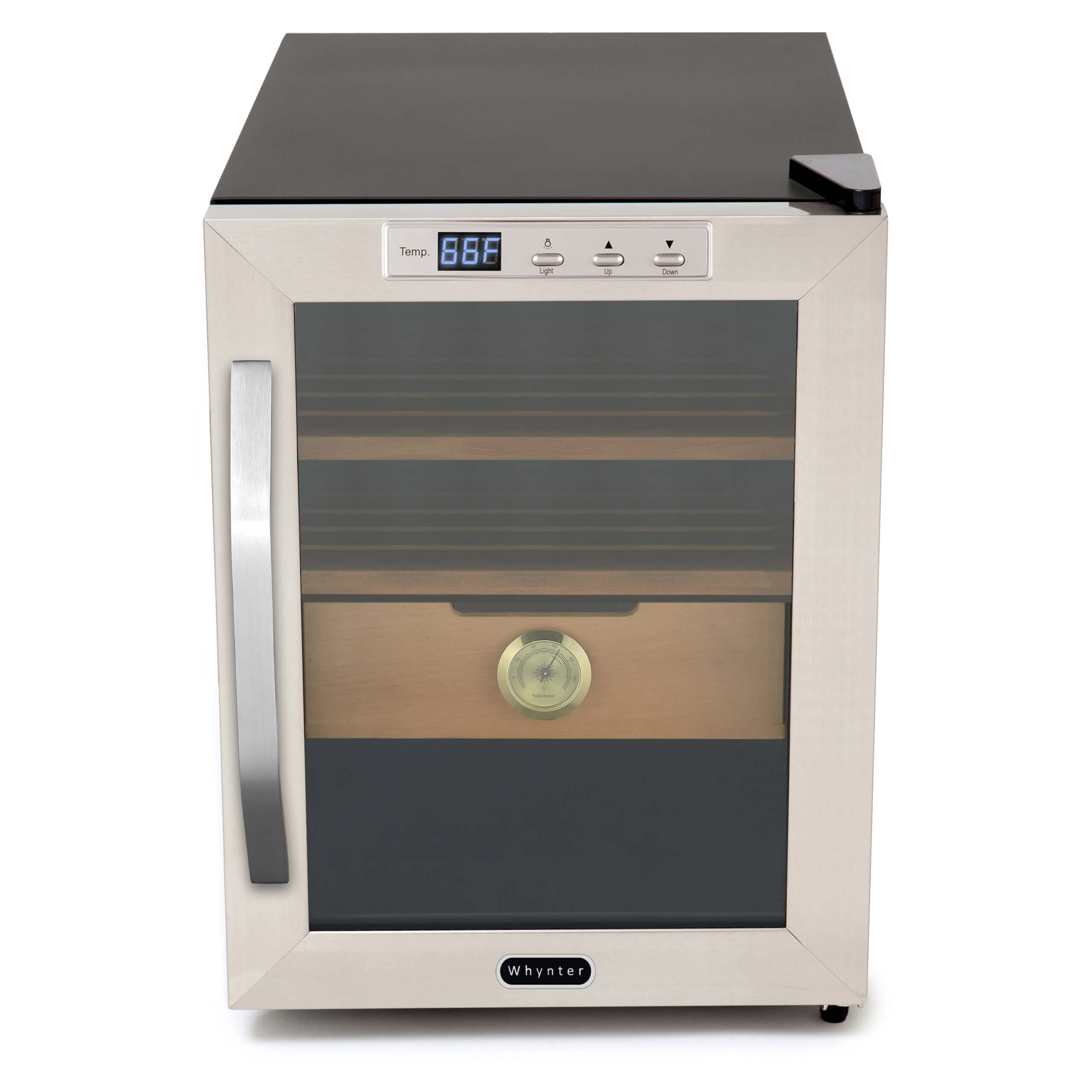 Whynter - Stainless Steel 1.2 cu. ft. Cigar Cooler Humidor | CHC-120S Whynter - Stainless Steel 1.2 cu. ft. Cigar Cooler Humidor | CHC-120S