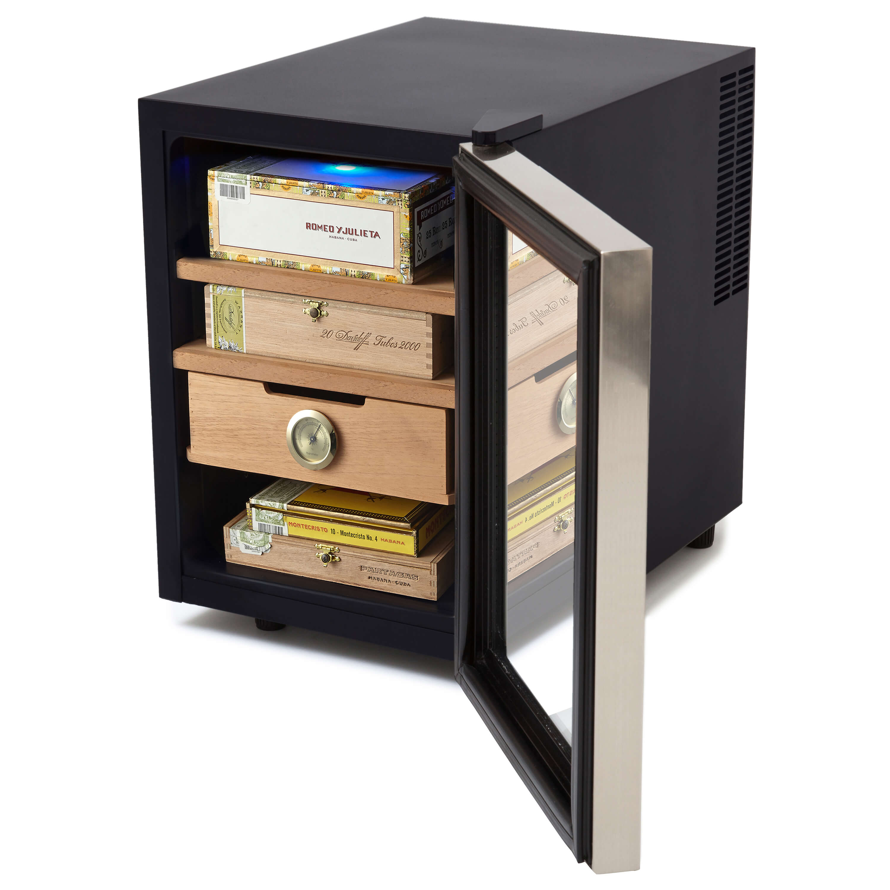 Whynter - Stainless Steel 1.2 cu. ft. Cigar Cooler Humidor | CHC-120S Whynter - Stainless Steel 1.2 cu. ft. Cigar Cooler Humidor | CHC-120S