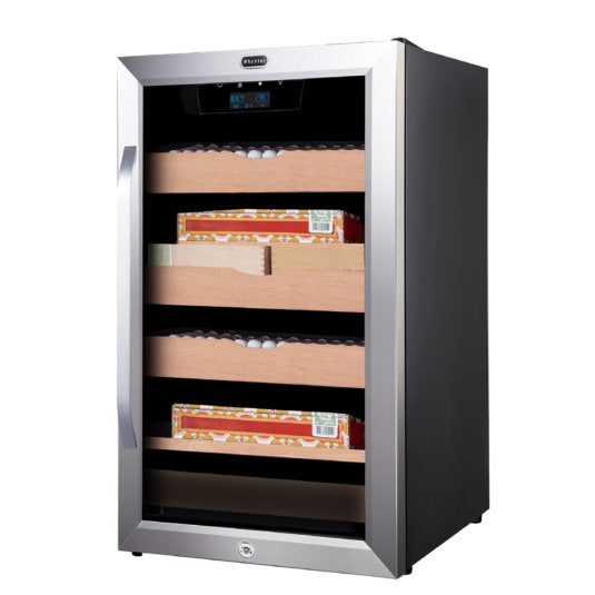 Whynter - 4.2 cu.ft. Cigar Cabinet Cooler and Humidor with Humidity Temperature Control and Spanish Cedar Shelves | CHC-421HC Whynter - 4.2 cu.ft. Cigar Cabinet Cooler and Humidor with Humidity Temperature Control and Spanish Cedar Shelves | CHC-421HC