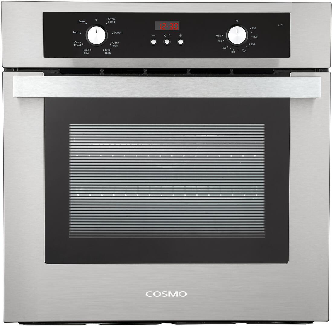 Cosmo - 24 in. Electric Built-In Wall Oven with 2.5 cu. ft. Capacity, 8 Functions & Turbo True European Convection | C51EIX Cosmo - 24 in. Electric Built-In Wall Oven with 2.5 cu. ft. Capacity, 8 Functions & Turbo True European Convection | C51EIX