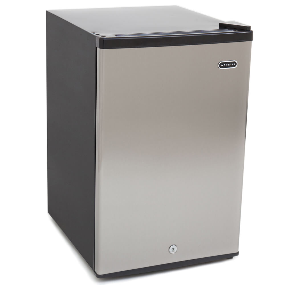 Whynter - Energy Star 2.1 cu. ft. Stainless Steel Upright Freezer with Lock | CUF-210SS Whynter - Energy Star 2.1 cu. ft. Stainless Steel Upright Freezer with Lock | CUF-210SS