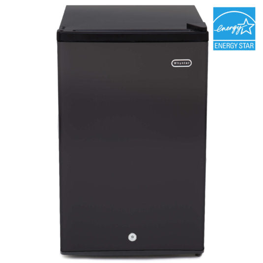 Whynter - 3.0 cu. ft. Energy Star Upright Freezer with Lock - Black | CUF-301BK Whynter - 3.0 cu. ft. Energy Star Upright Freezer with Lock - Black | CUF-301BK