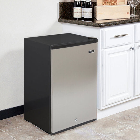 Whynter - 3.0 cu. ft. Energy Star Upright Freezer with Lock - Stainless Steel | CUF-301SS Whynter - 3.0 cu. ft. Energy Star Upright Freezer with Lock - Stainless Steel | CUF-301SS