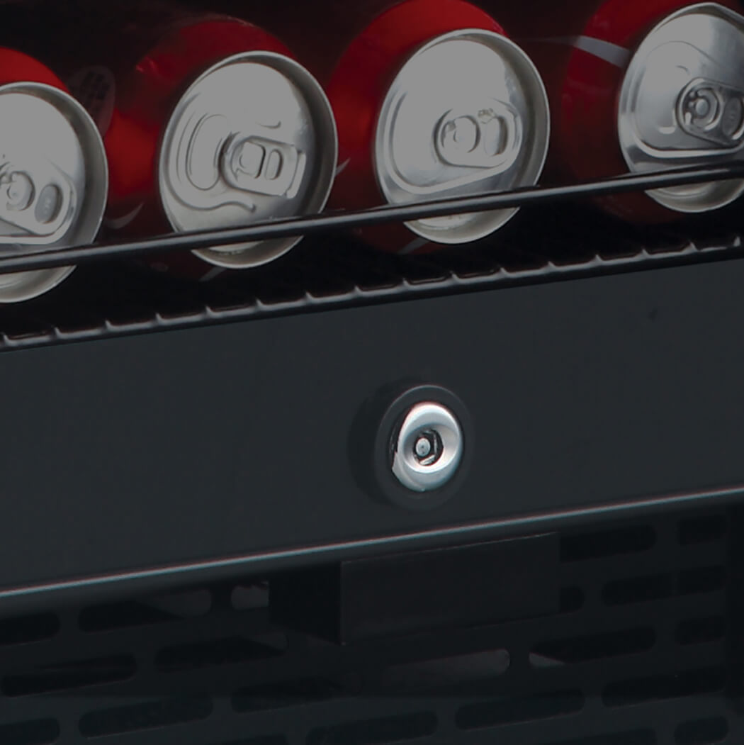 Whynter - Built-in Black Glass 80-can capacity 3.4 cu ft. Beverage Refrigerator | BBR-801BG Whynter - Built-in Black Glass 80-can capacity 3.4 cu ft. Beverage Refrigerator | BBR-801BG