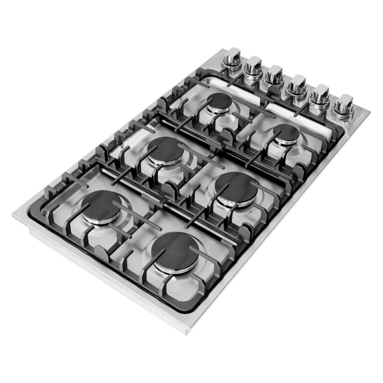 Cosmo - 36 in. Gas Cooktop in Stainless Steel with 6 Italian Made Burners | COS-DIC366 Cosmo - 36 in. Gas Cooktop in Stainless Steel with 6 Italian Made Burners | COS-DIC366